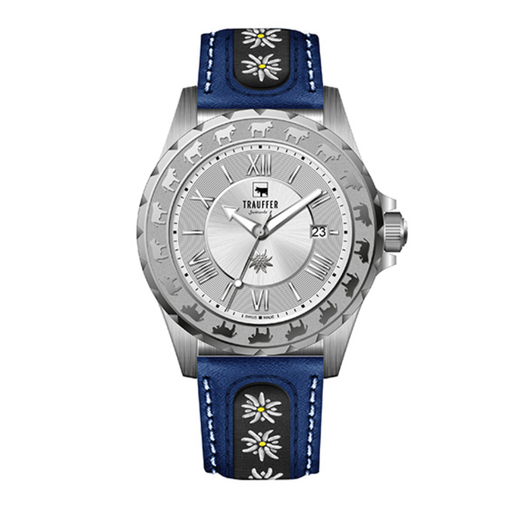 Trauffer Blau Edelweiss