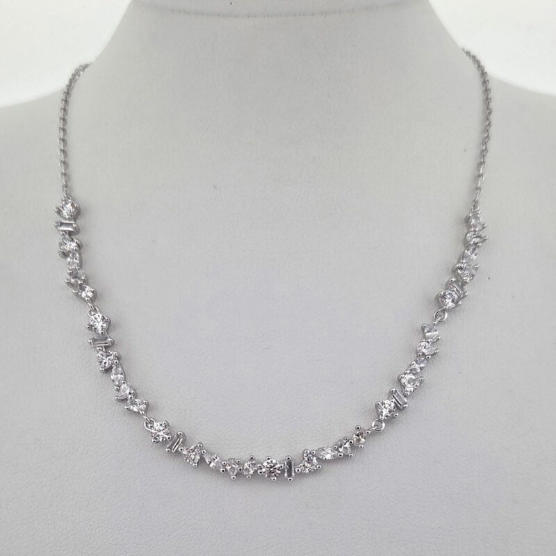 COL 925/Silber Zirkonia 44cm