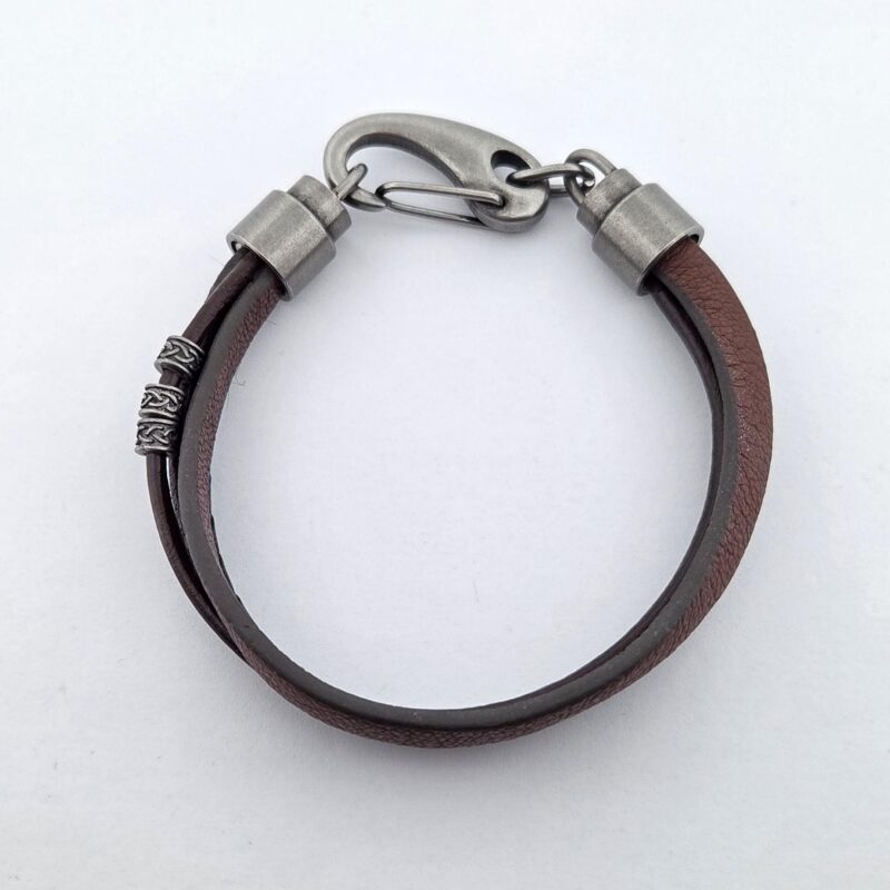BR Stahl/Leder 19cm