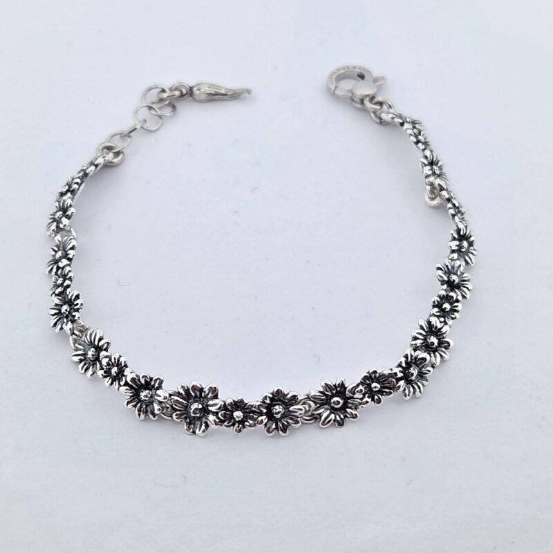 BR 925/Silber 18cm Blumen