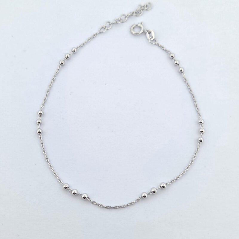 Fusskette 925/Silber 24cm