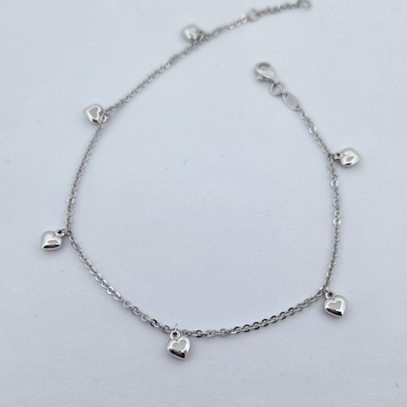Fusskette 925/Silber 25cm