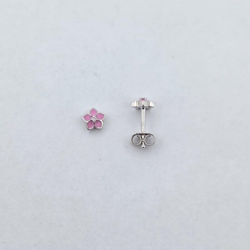 OS 925/Silber Blume rosa