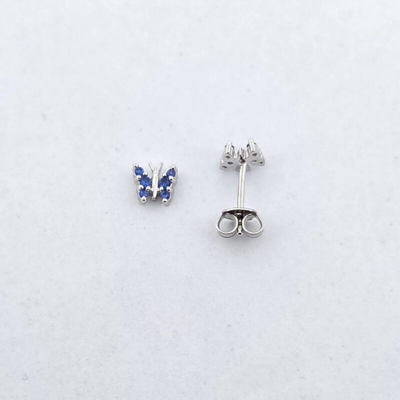 OS 925/Silber Blau Schmetterlinge