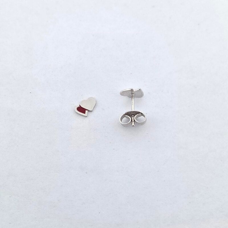 OS 925/Silber Zirkonia Herzen