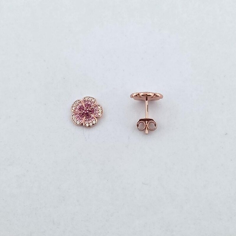 OS 925/Silber rosé Zirk Blumen