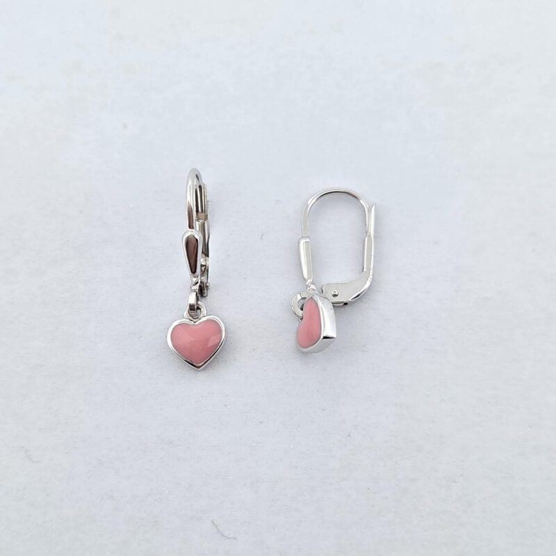 OH 925/Silber Herz Rosa
