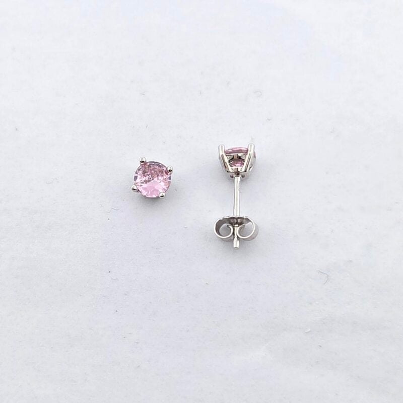 OS 925/Silber Zirkonia Rosa