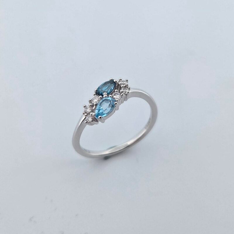 RG 925/Silber Zirk blau