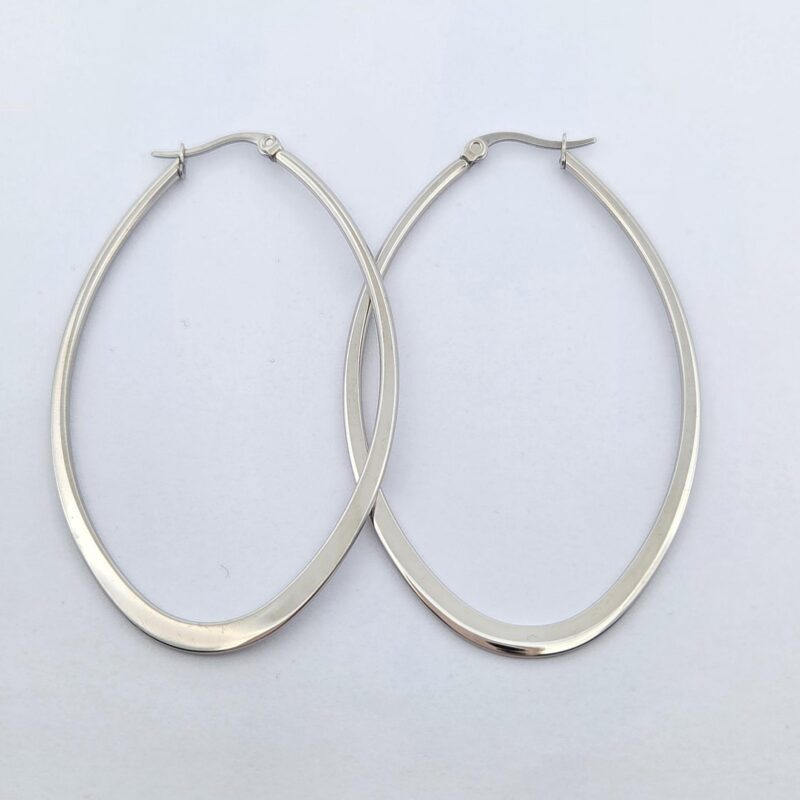 CR Stahl oval poliert