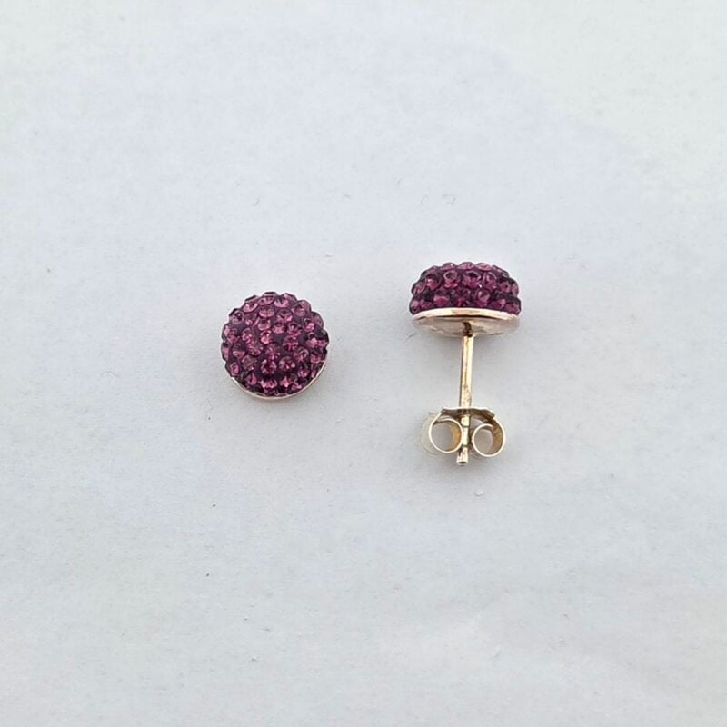 OS 925/Silber Swarovski violet