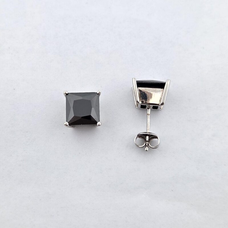 OS 925/Silber Zirkonia schwarz