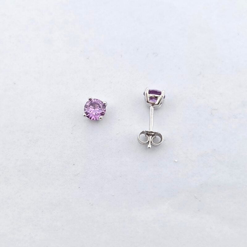 OS 925/Silber Zirkonia violet