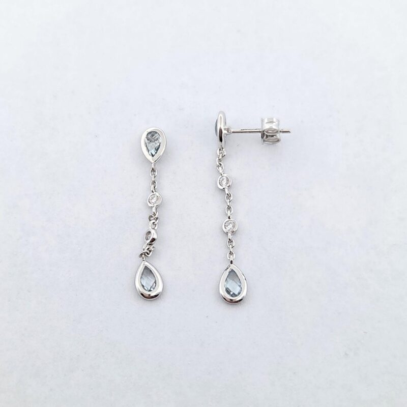 OH 925/Silber Zirk hellblau