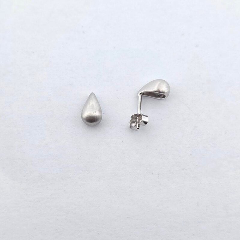 Ohrstecker Silber 925 matt